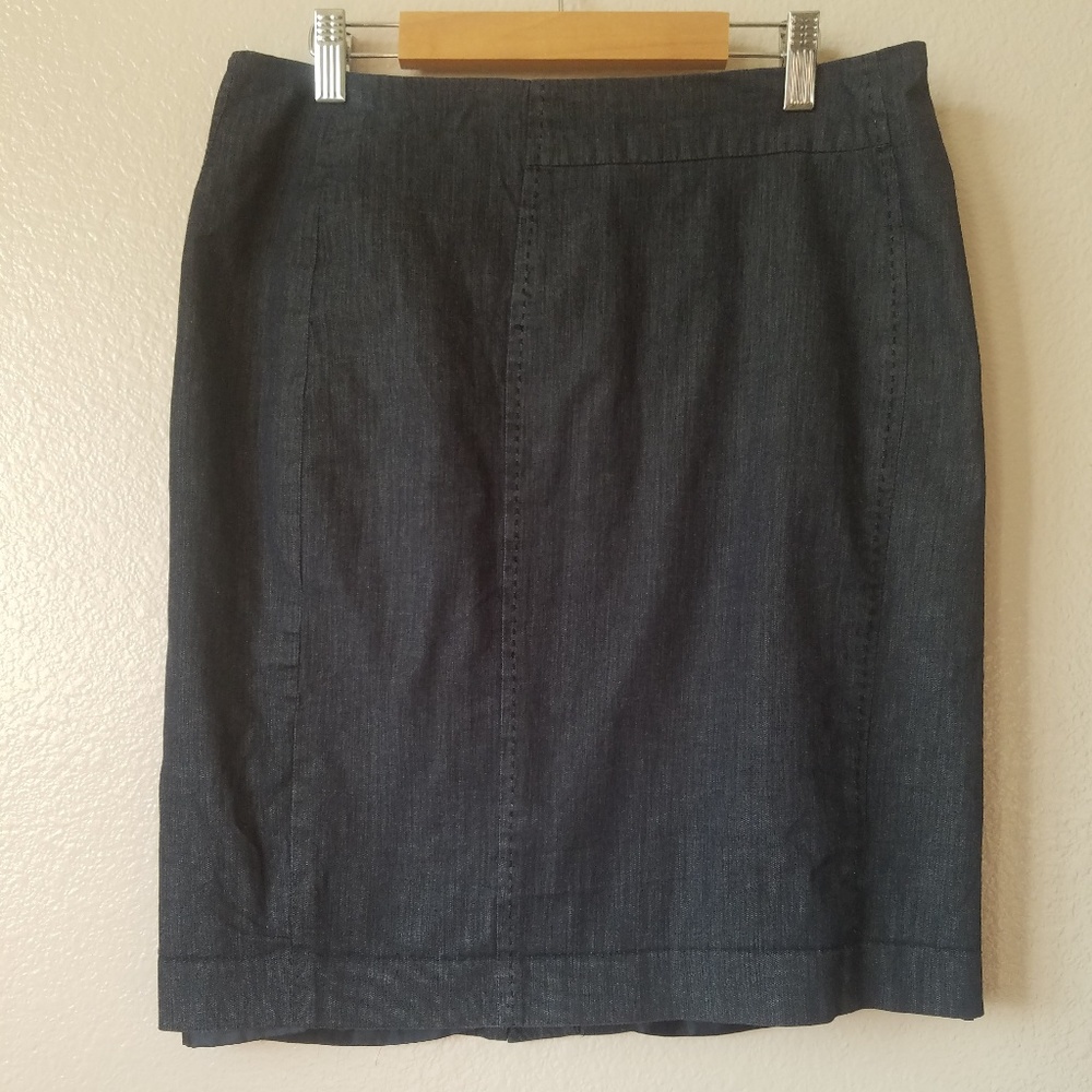 LOFT denim skirt